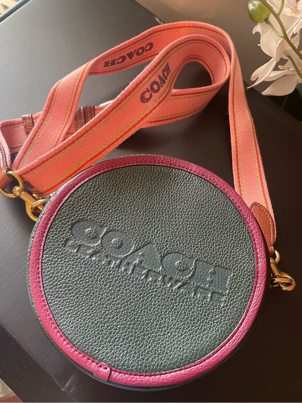Coach Circle Kia bag in color block